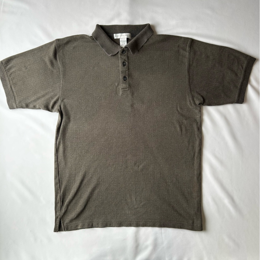 Geoffrey Beene Men's Polo Shirt - Dark Gray
